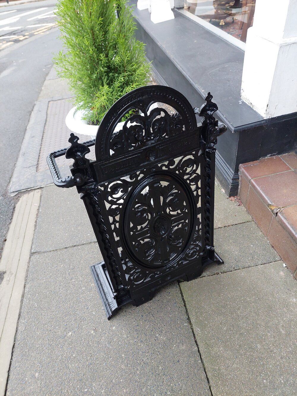 Victorian Coalbrookdale Cast Iron Umbrella Stand photo Home Decor