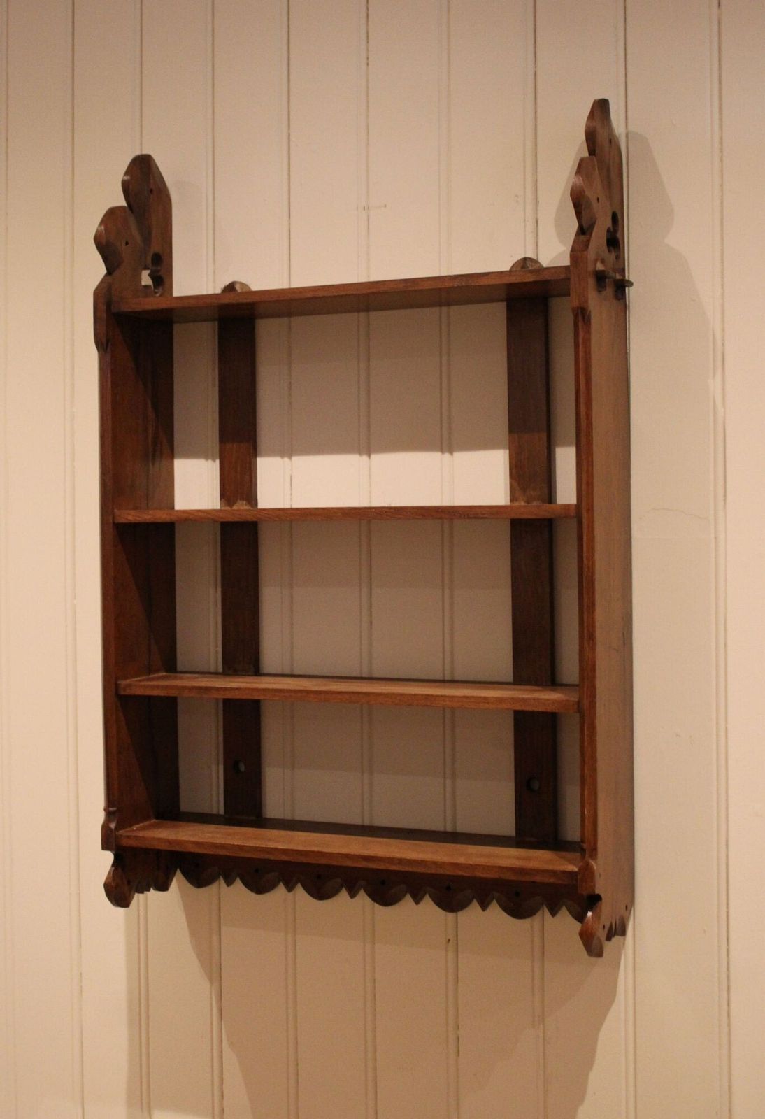 Victorian Oak Wall Shelves photo furniture