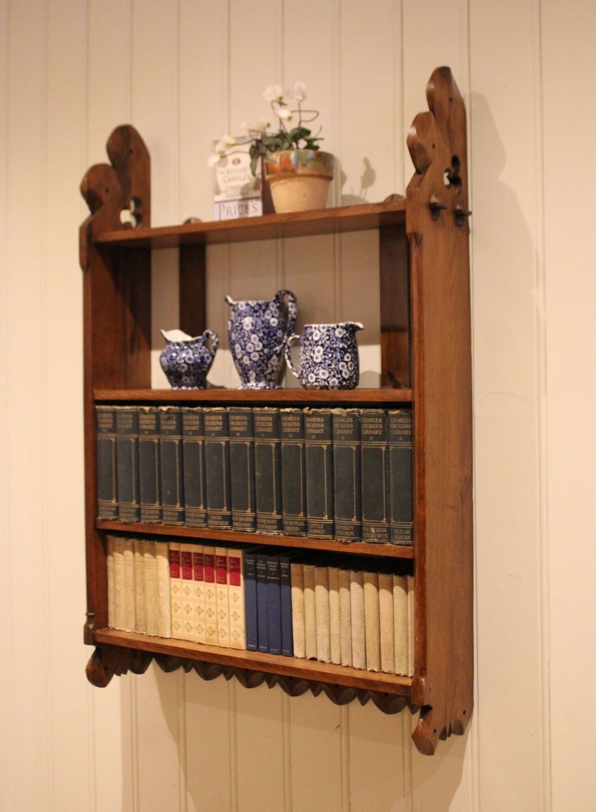 Victorian Oak Wall Shelves photo for sale