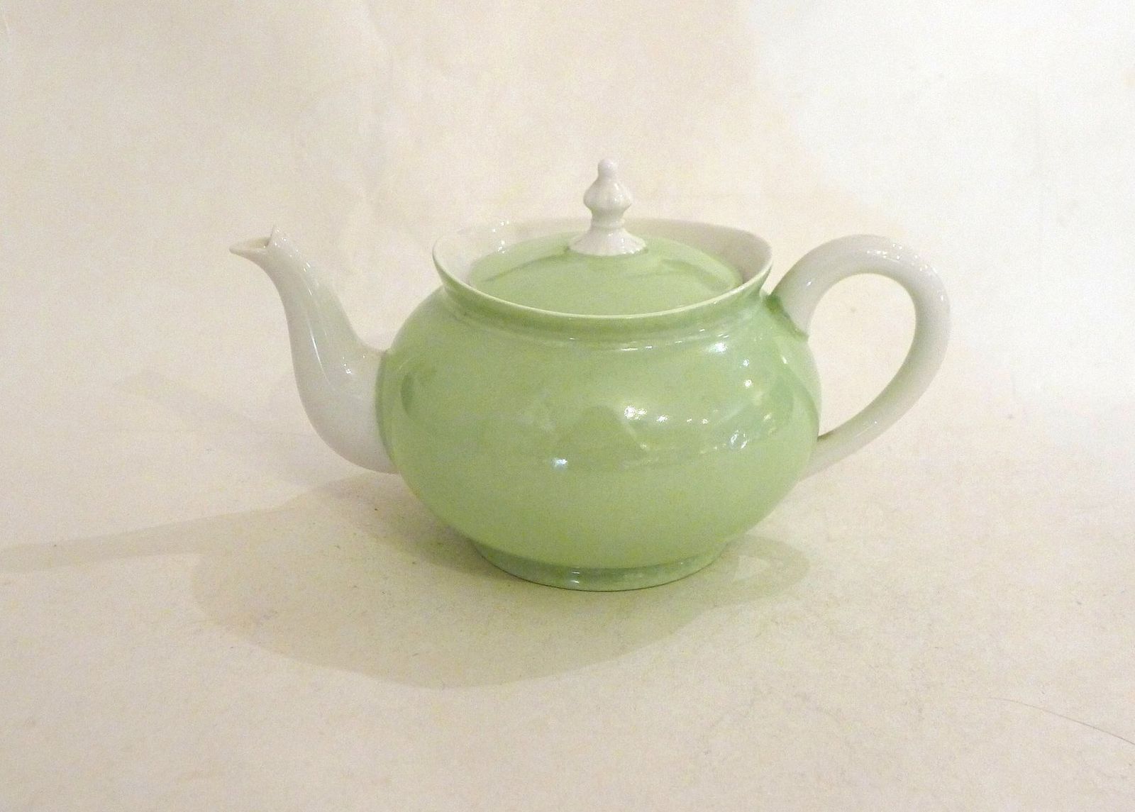 Small Antique Porcelain Teapot By Jean Pouyat, Limoges, France, 1890s