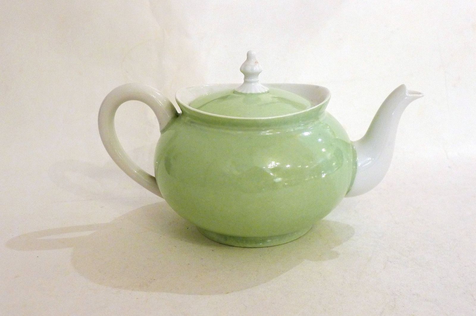 Small Antique Porcelain Teapot By Jean Pouyat, Limoges, France, 1890s photo furniture