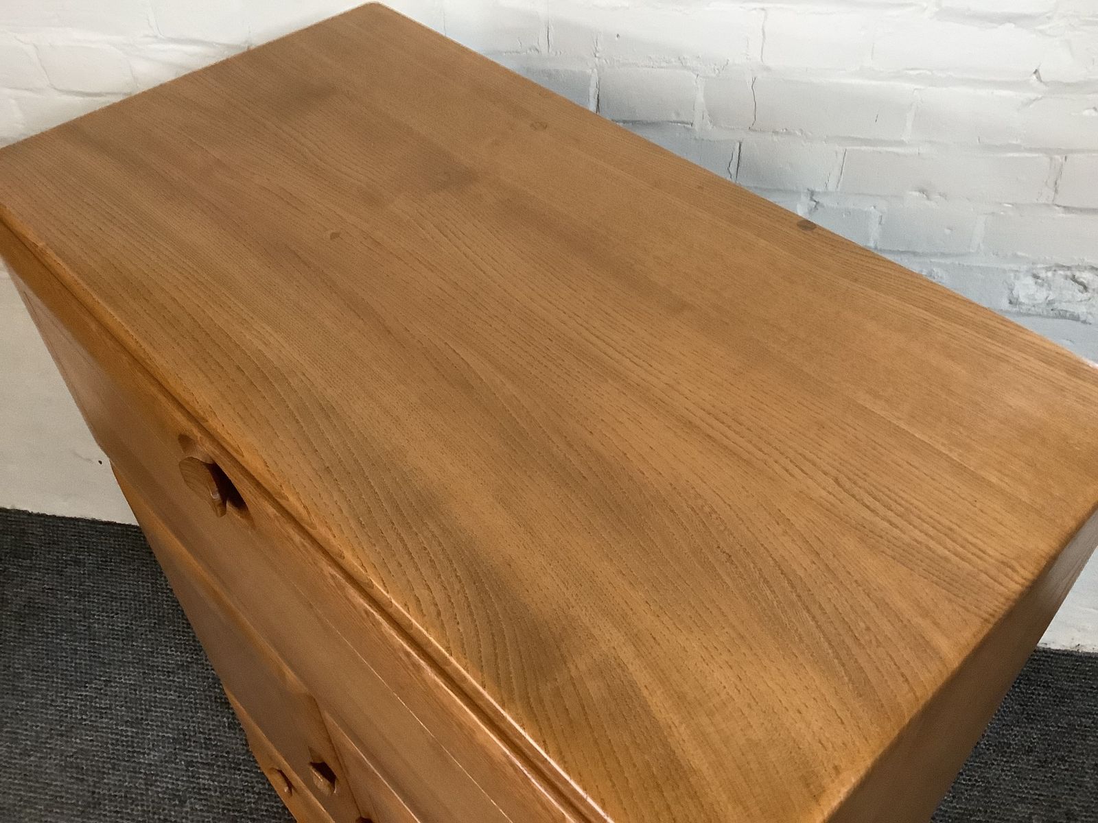 photo for sale Ercol Windsor 469 Serving Cabinet/Bureau In Light Finish.