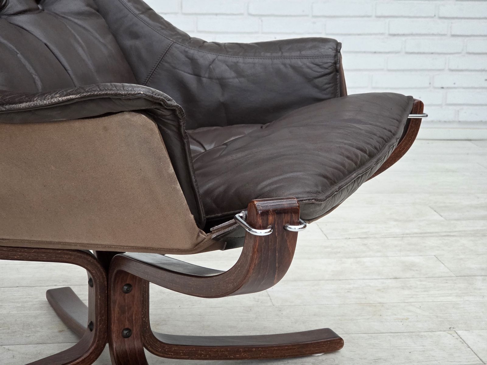 Ca. Jaren 1970, Noors Design Door Sigurd Ressel, Lounge Chair Model "Falcon". photo 1690.0
