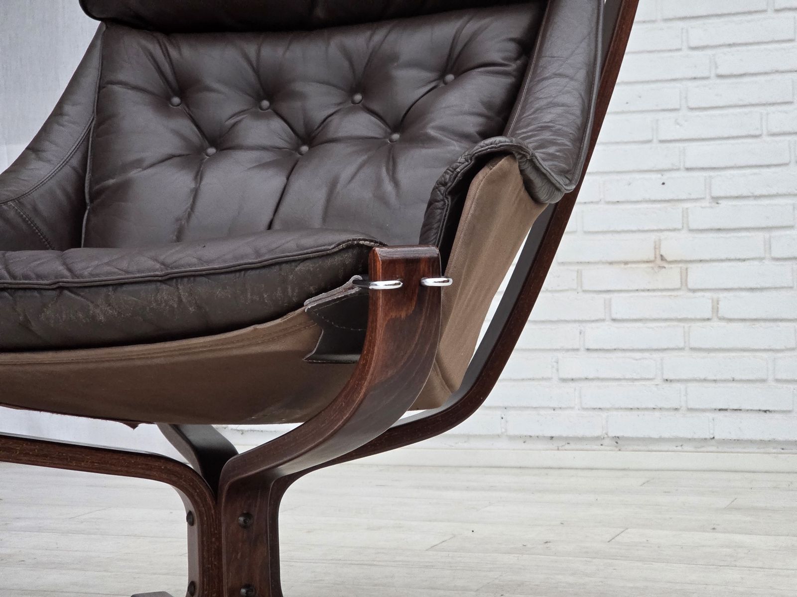 Furniture 1970s, Norwegian Design By Sigurd Ressel, Lounge Chair Model "Falcon". photo
