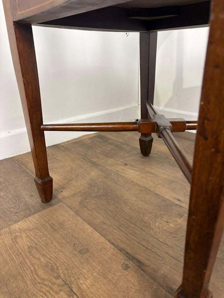 photo vinterior Edwardian Inlaid Mahogany Corner Chair