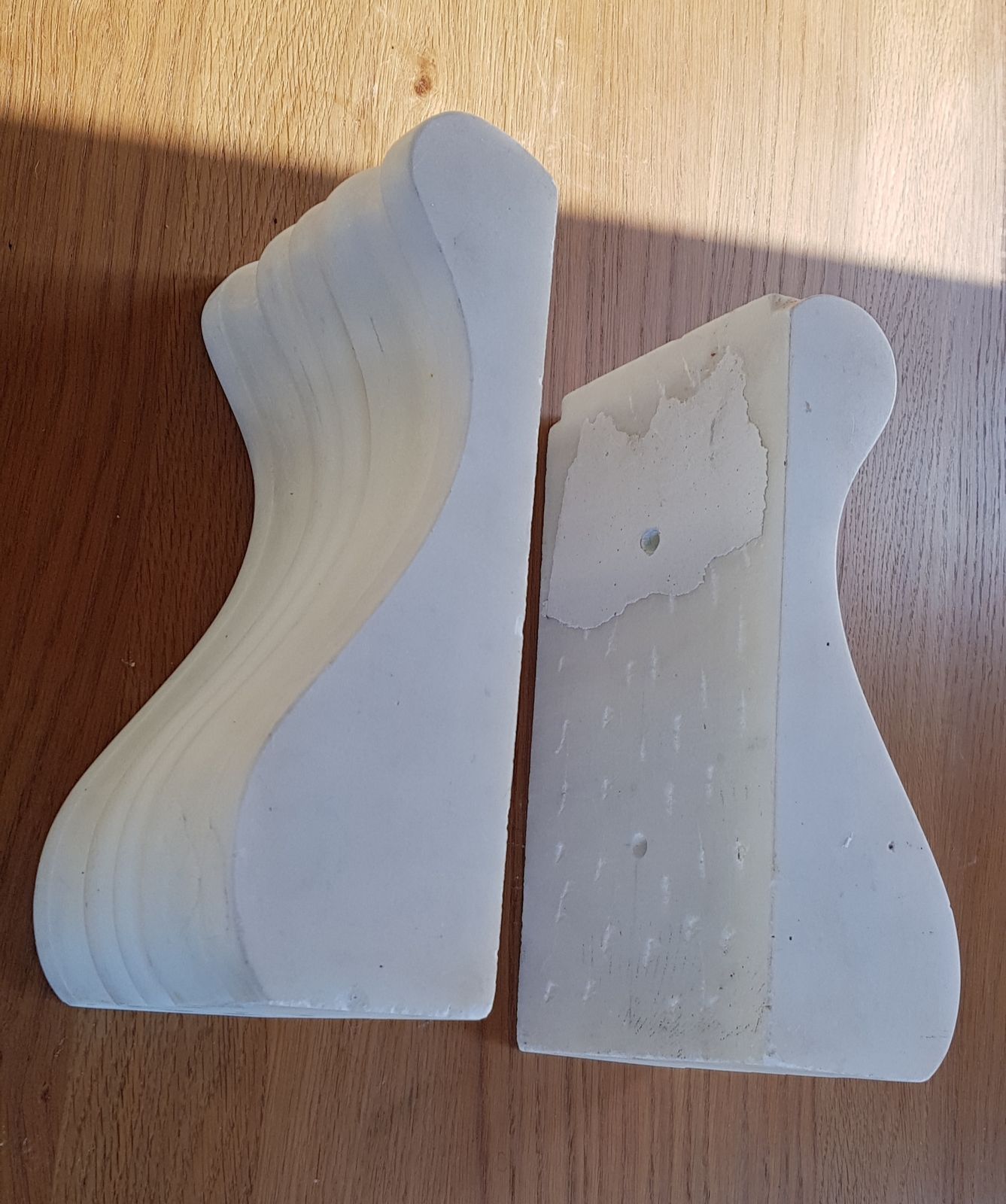 425.0 Pair Of Antique Early 19th Century Marble Corbels, Architectural Elements photo
