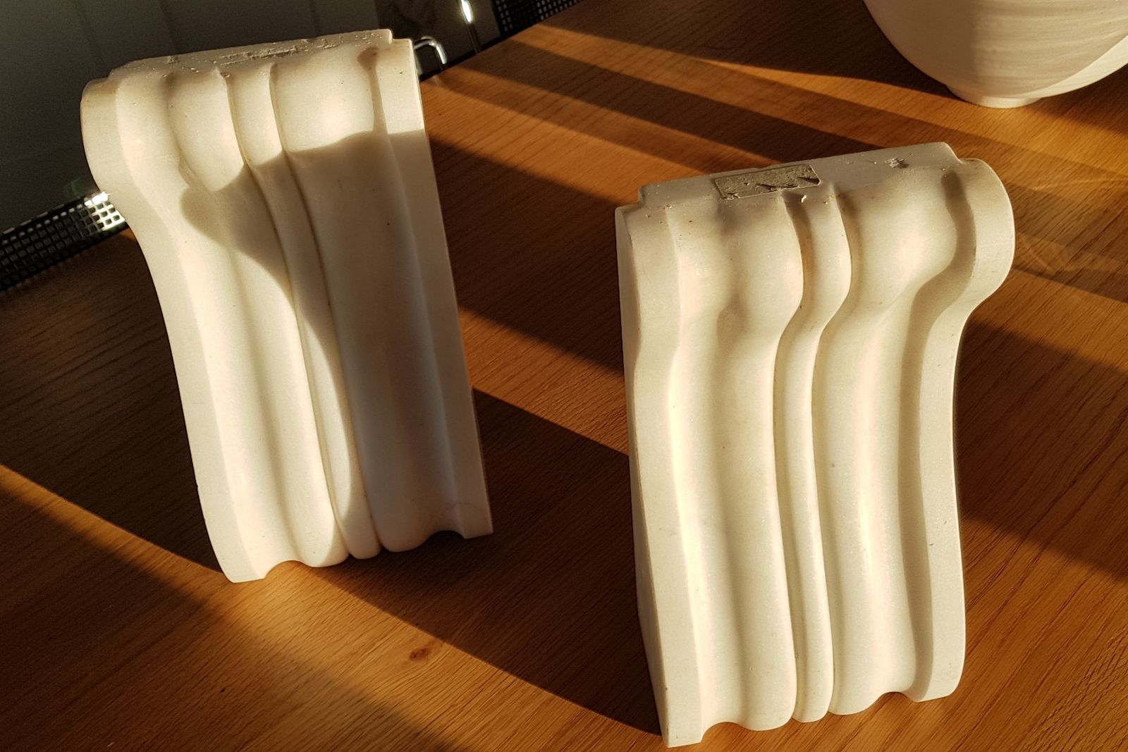 photo buy Pair Of Antique Early 19th Century Marble Corbels, Architectural Elements