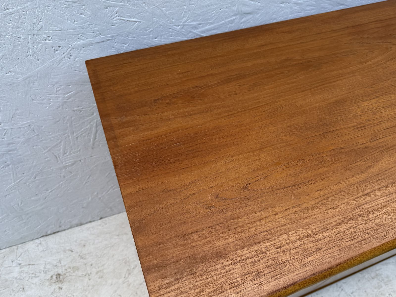photo for sale Small Mid Century Teak, Plinth Based Sideboard