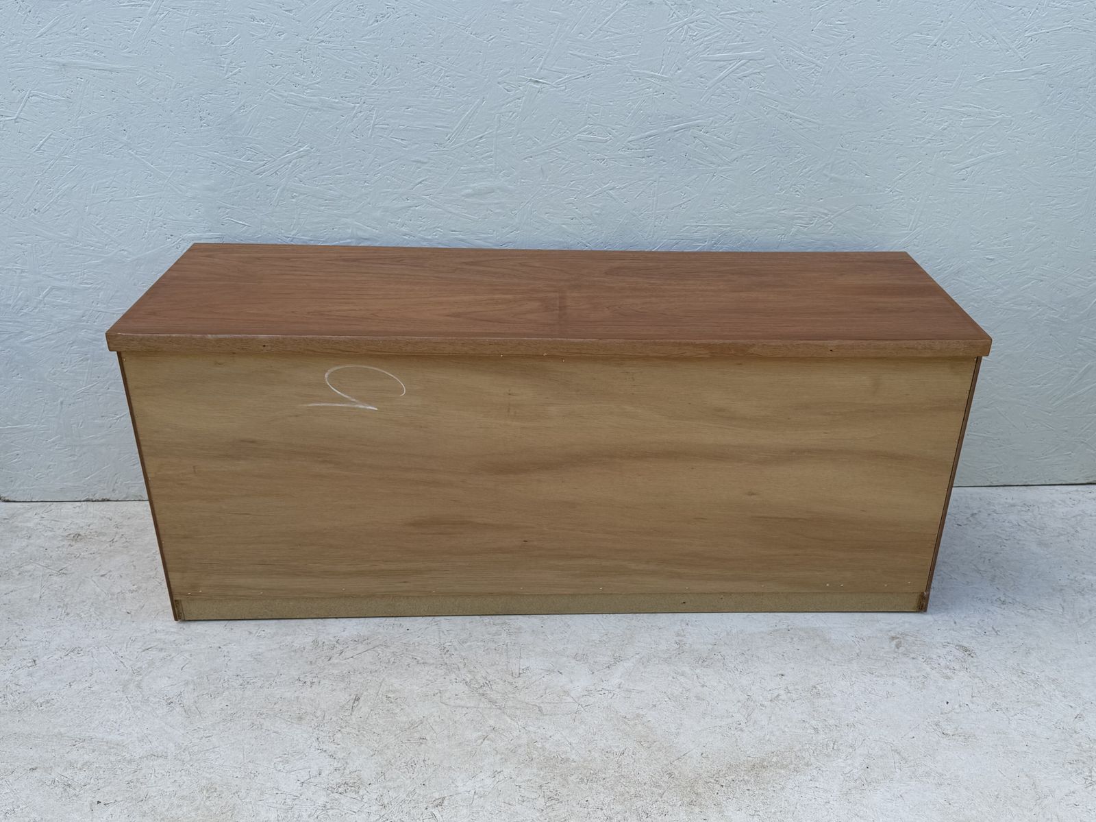 Small Mid Century Teak, Plinth Based Sideboard photo for sale
