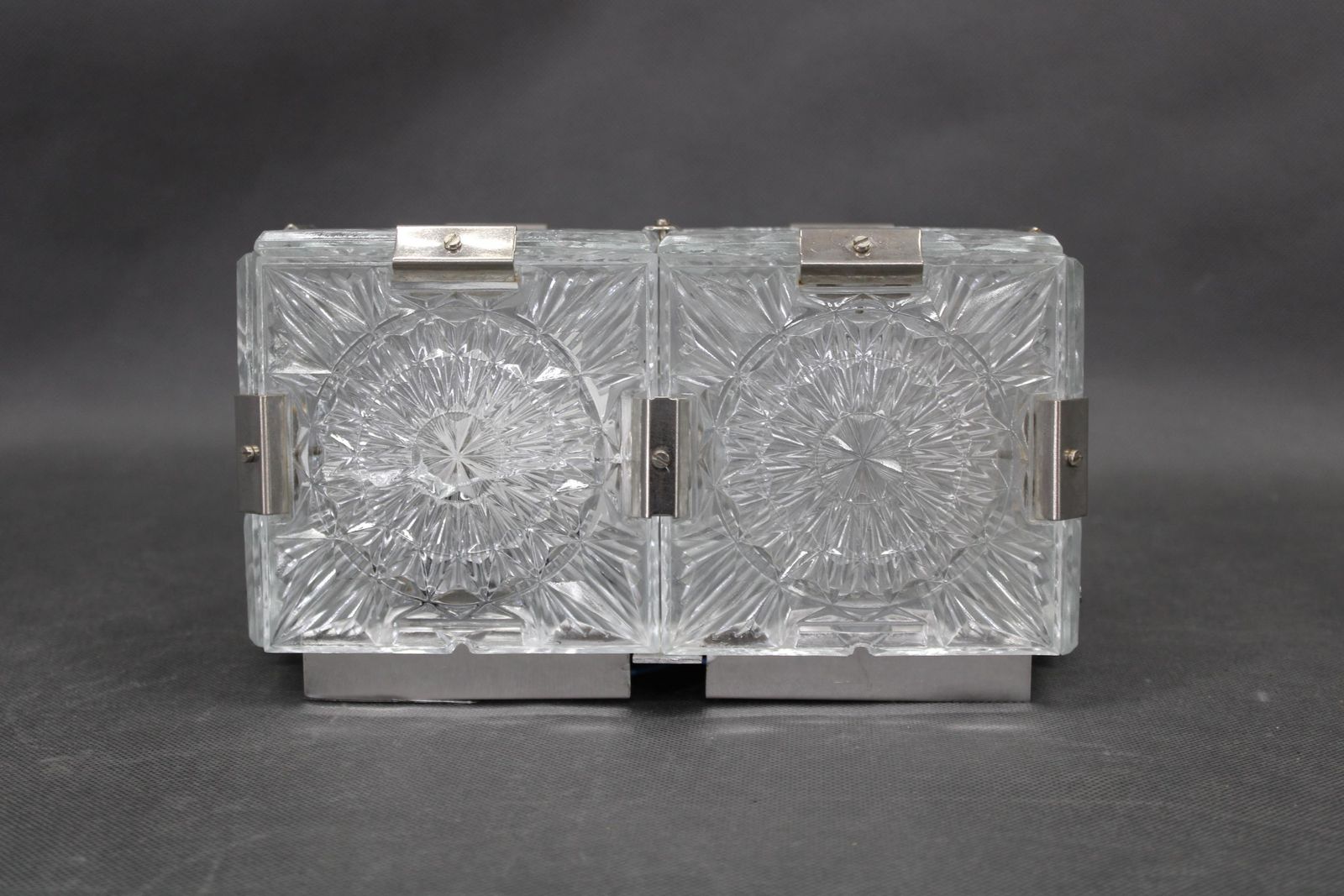 Pair Of Mid Century Czech Glass Wall Lights By Kamenický šenov photo Lighting