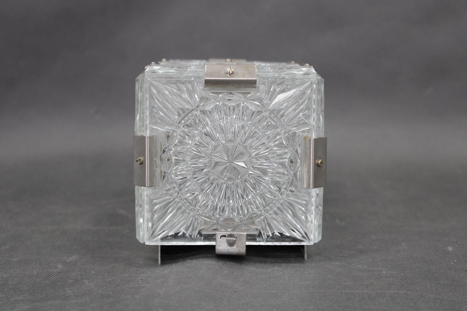 Pair Of Mid Century Czech Glass Wall Lights By Kamenický šenov photo 795.0