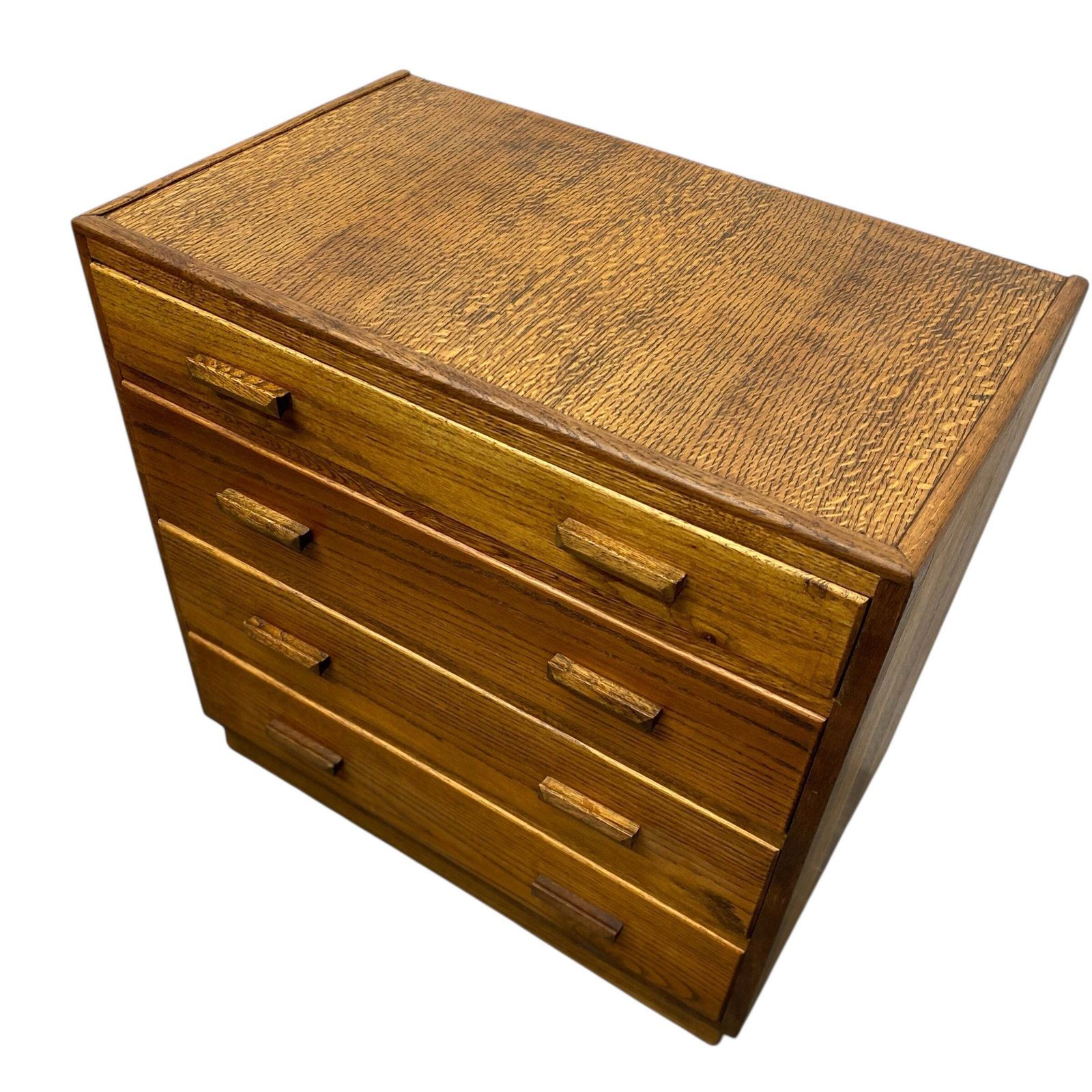 photo furniture 1940s Utility Oak Chest Of Drawers