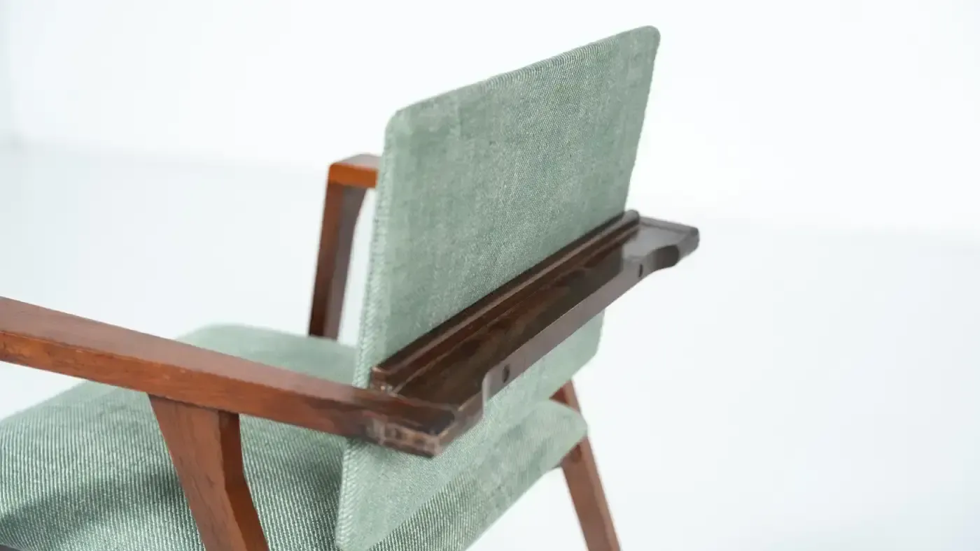 Furniture Set Of 8 ” Luisa” Chair By Franco Albini, Italy, C.1955 photo