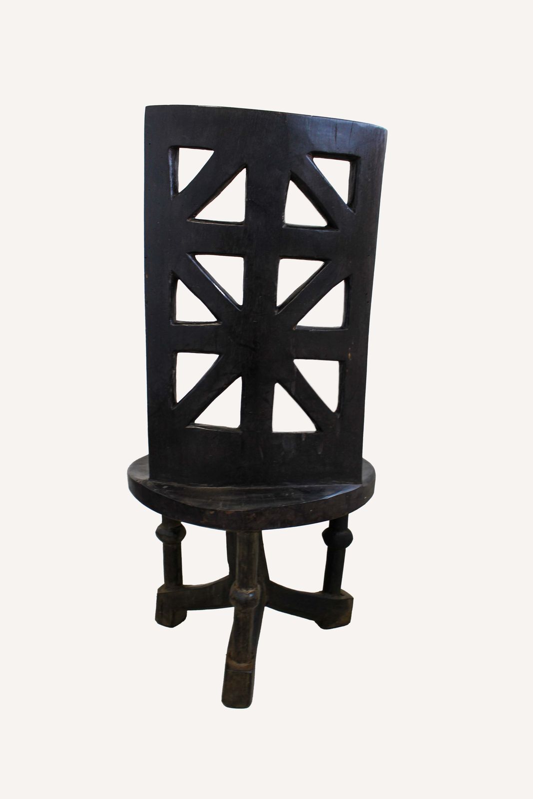 Makonde Chair   Tanzania 242.3 photo for sale