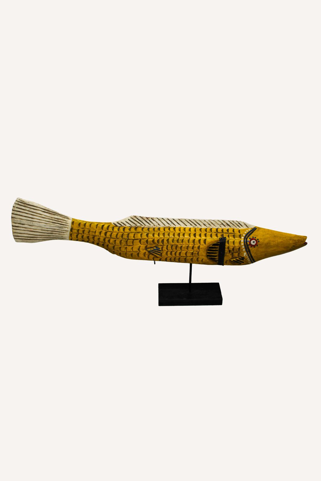 Large Bozo Puppet Fish   Mali   Yellow 172.4 photo furniture