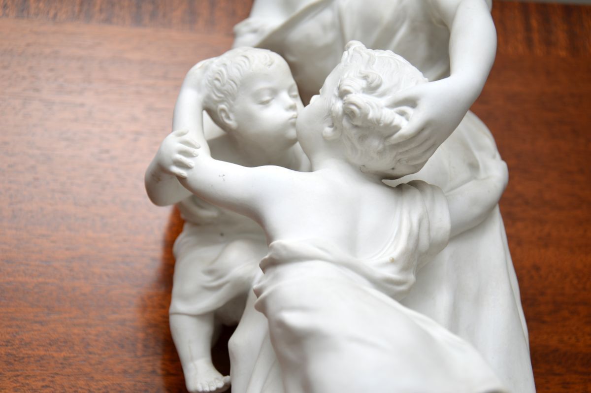 Art Antique French Bisque Sculpture By Luca Madrassi (1848–1919) photo