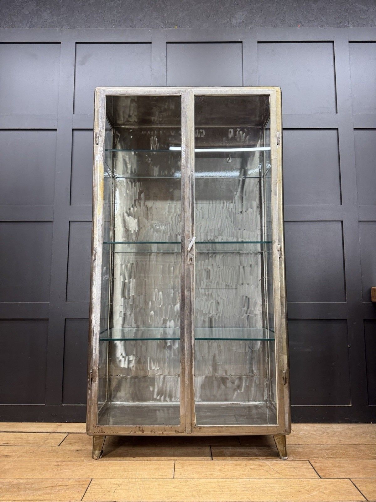 Industrial Medical Display Double Cabinet – Shop Display / Apothecary Bathroom