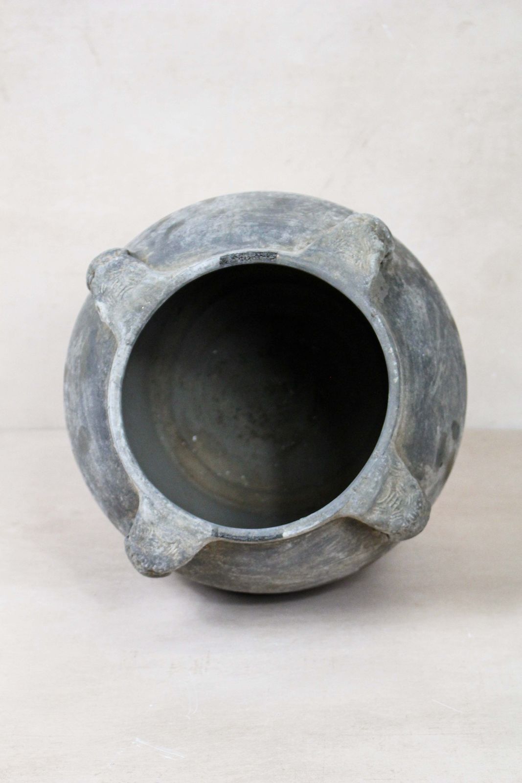 Vintage Lion Ears Dark Pot   De.16 photo for sale