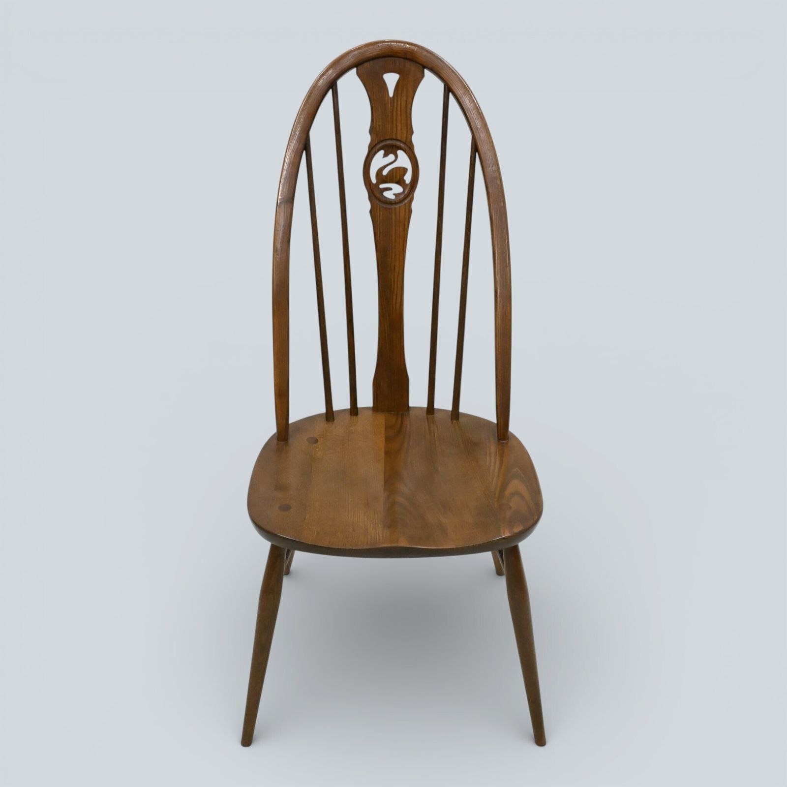 4 Ercol Windsor Swan Bow Back Dining Chairs Golden Dawn Exc Free Uk Delivery* photo 647.0