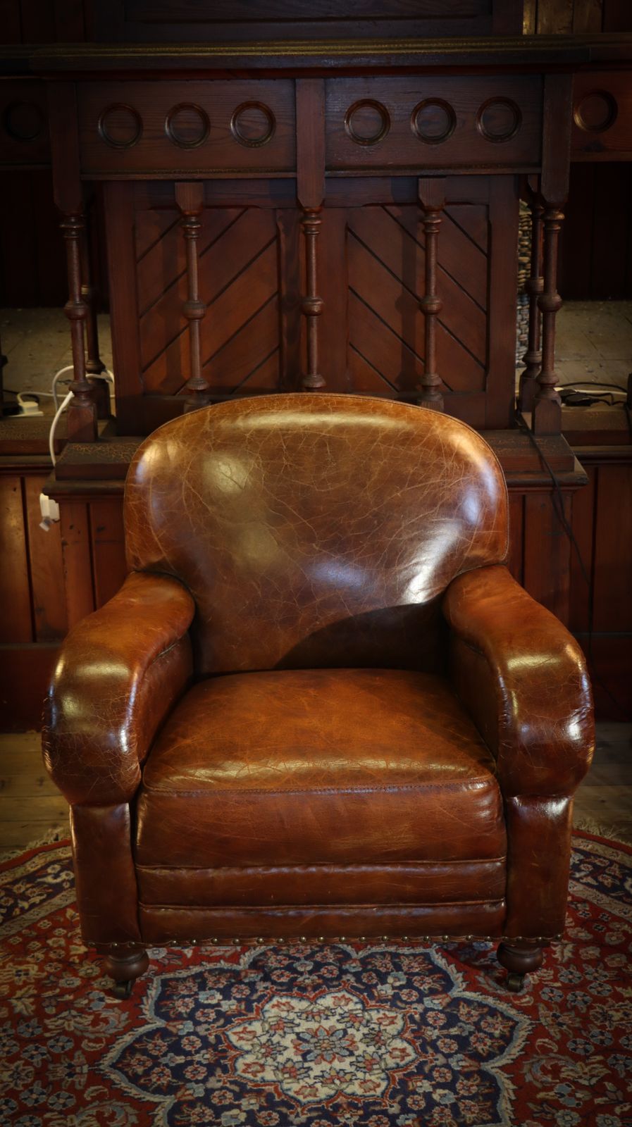Furniture Stunning Timothy Oulton Balmoral Sofa With Leather Armchair Set Antique Whisky photo