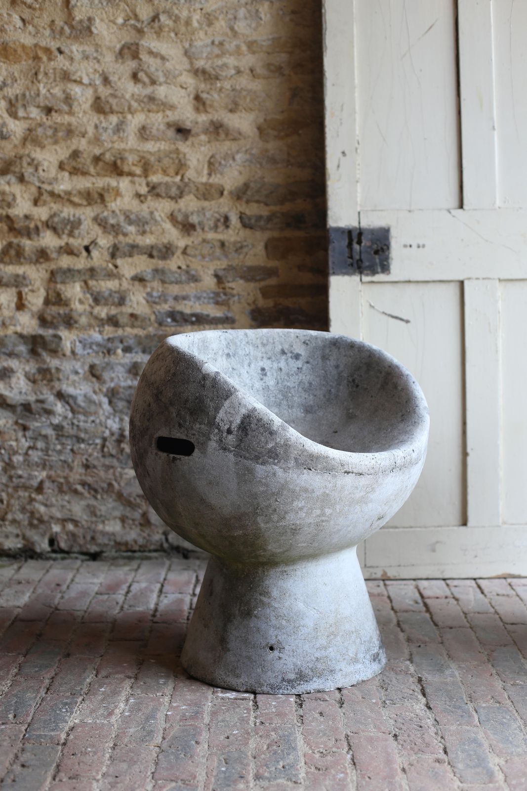 Willy Guhl Pod Chair, Concrete, 1960s, Swiss photo buy