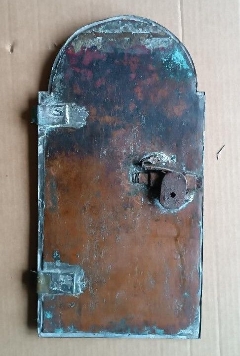 Antique Bronze Tabernacle Door From The 18th Century photo for sale