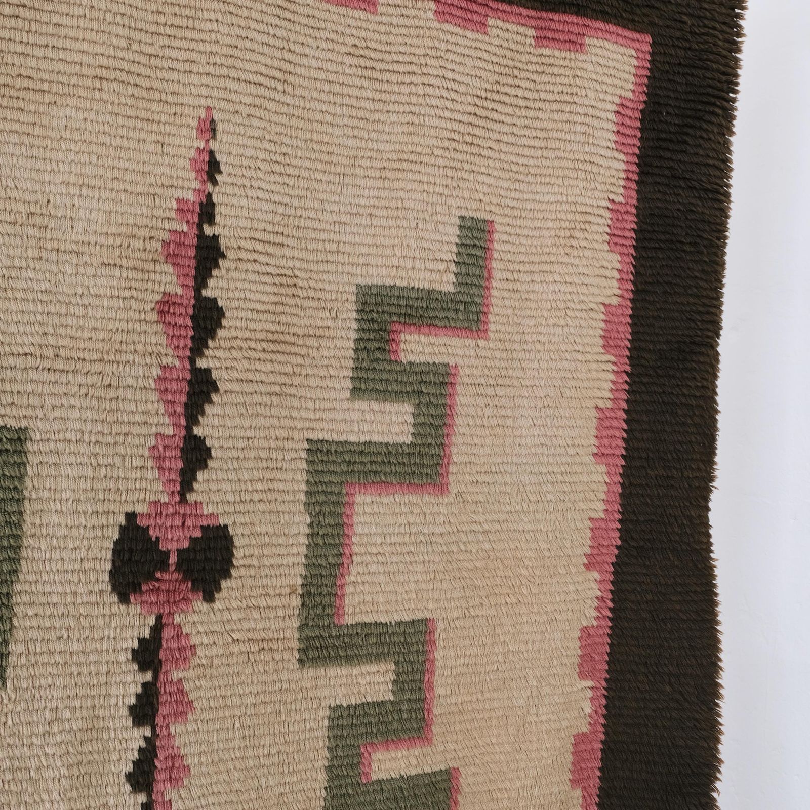 Large Art Deco Wool Rya Rug | Sweden | 1940s photo furniture