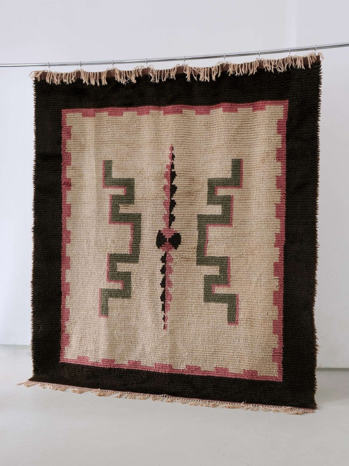 Large Art Deco Wool Rya Rug | Sweden | 1940s photo Textiles
