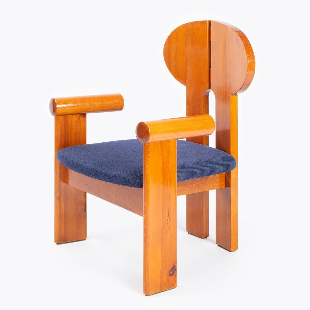 Wooden Armchair From The Tatra Museum In Kopřivnice