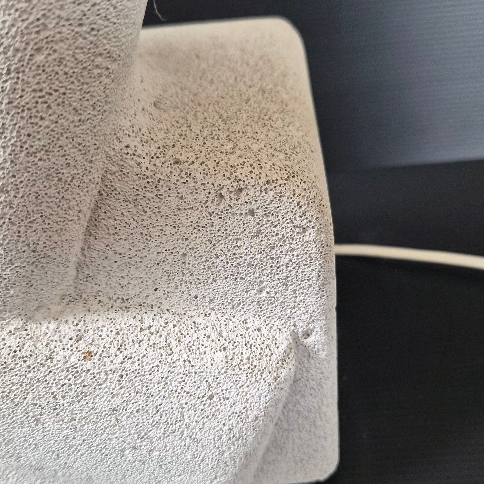 Important Vintage 1970 Light Stone Ribbon Lamp Dlg Galisson Tormos 70s photo buy