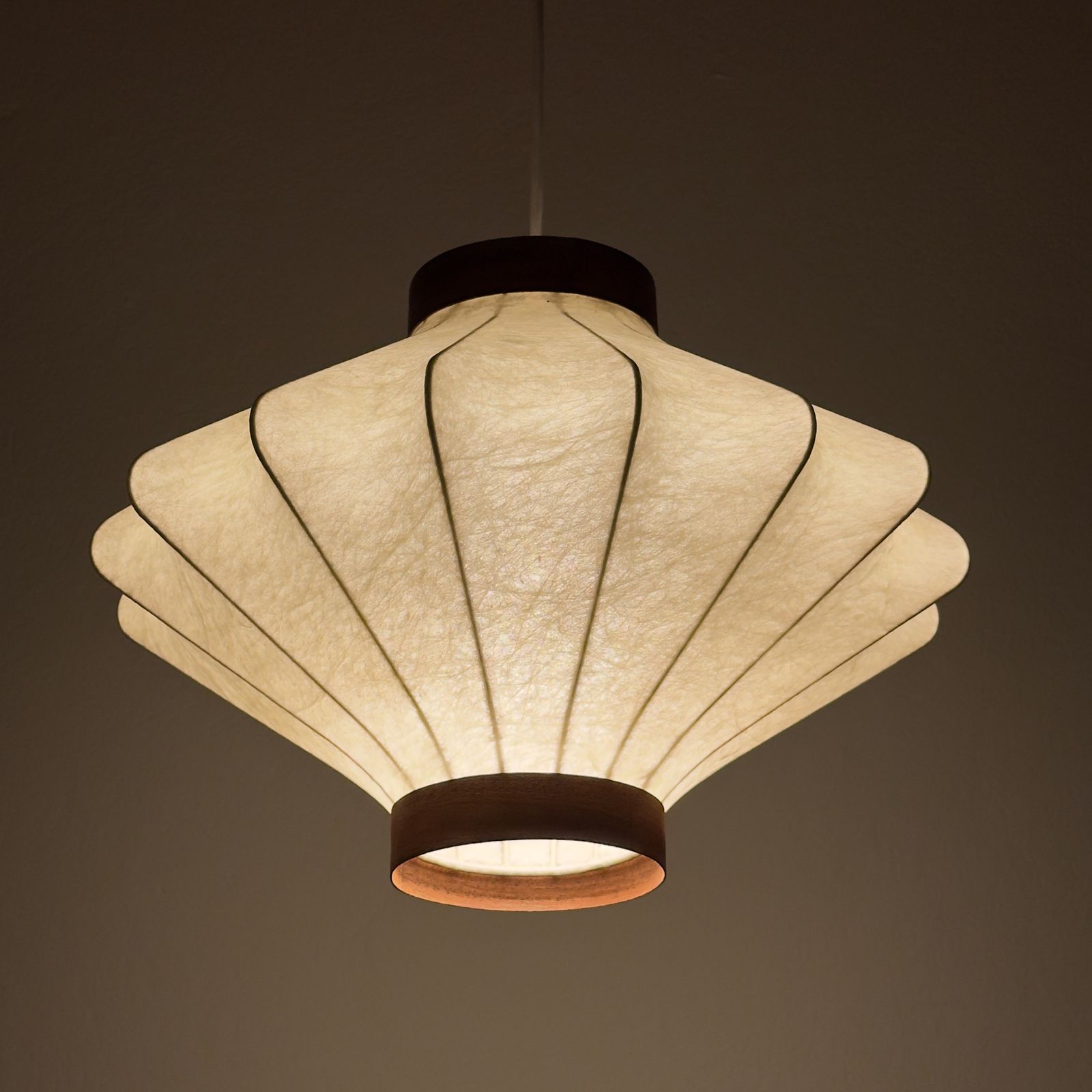 Mid Century Cocoon Pendant Lamp, Achille Castiglioni, Italy 1960s photo Lighting