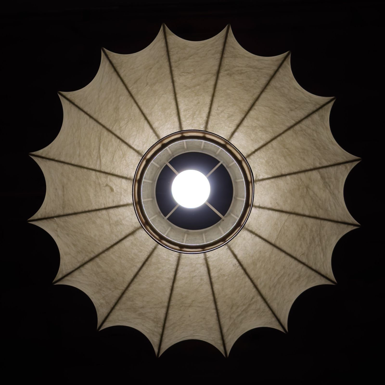 Mid Century Cocoon Pendant Lamp, Achille Castiglioni, Italy 1960s photo 2100.0