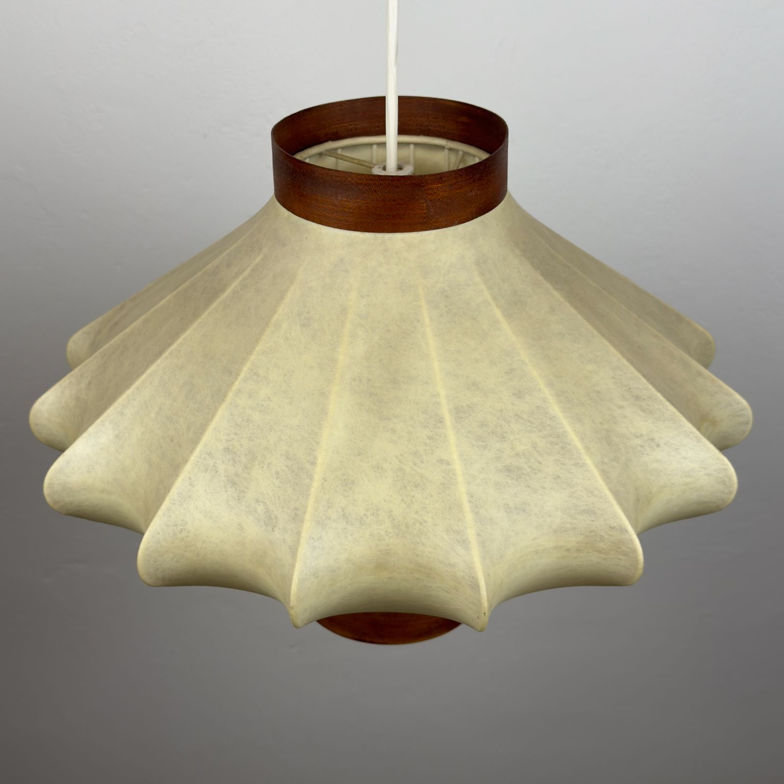 2100.0 Mid Century Cocoon Pendant Lamp, Achille Castiglioni, Italy 1960s photo