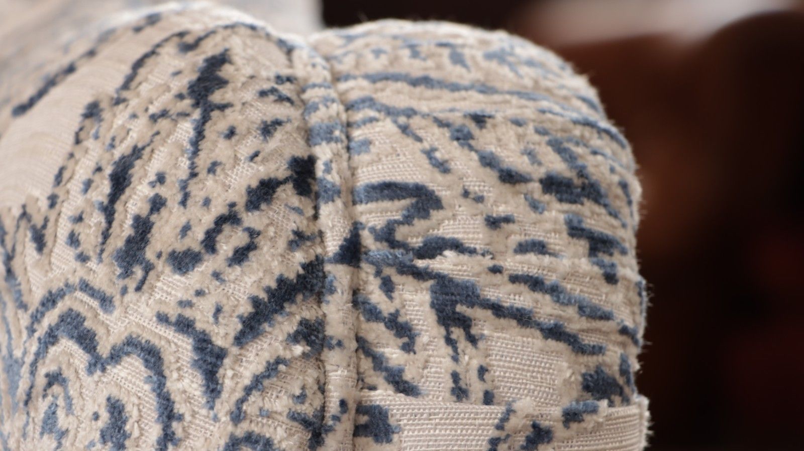Furniture George Smith Markham Armchair White Blue Linen Chenille Jp Baker Paisley Del 🚚 photo