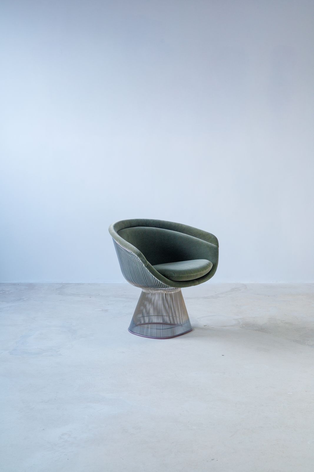 Set Of 2 Platner Lounge Chairs By Warren Platner For Knoll photo for sale