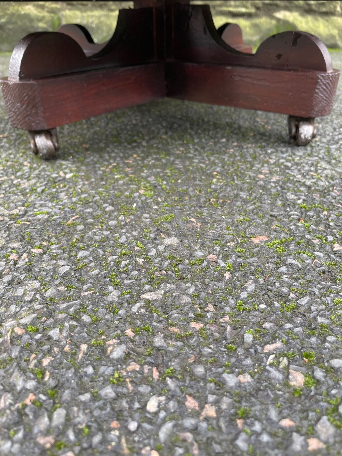 photo for sale Antique Inlaid Mahogany Revolving Library Bookcase