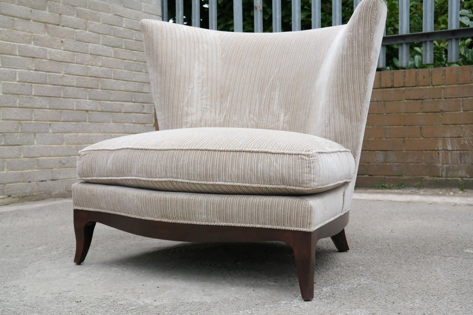 Rare Stunning Donghia Geneva Amrchair & Corner Sofa Leather Fabric Rrp £30k 🚚🚚 photo 7500.0