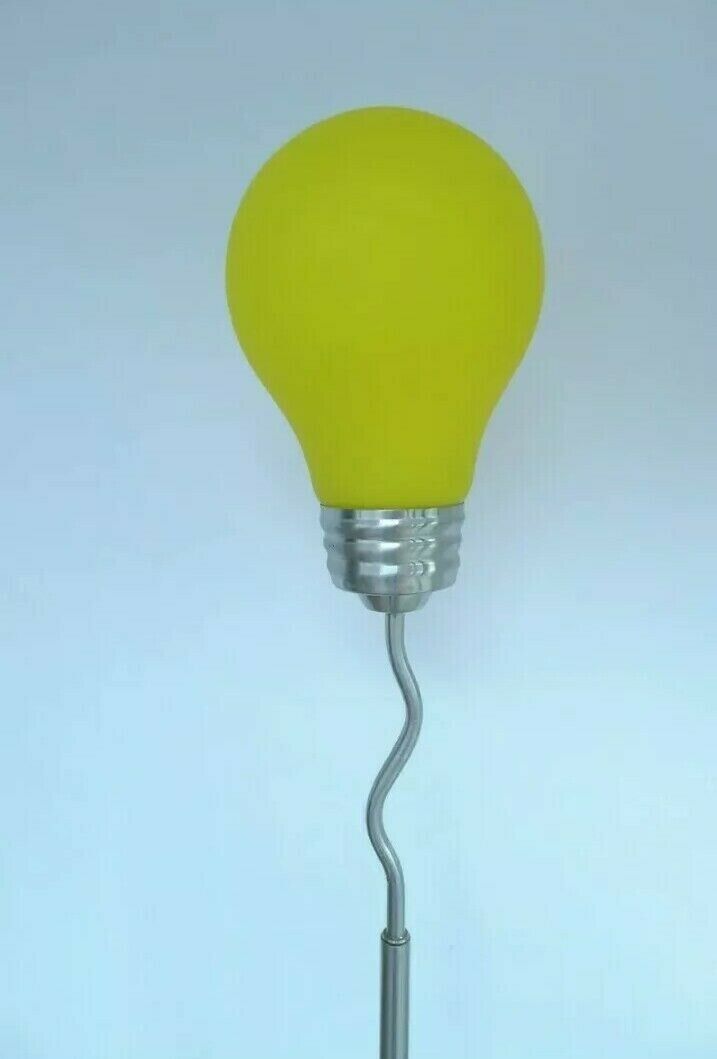 Vintage Retro Pop Art Floor Standing Lamp Giant Oversized Light Bulb Shaped Lamp