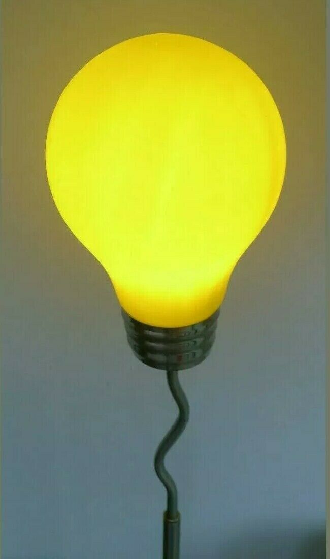 Vintage Retro Pop Art Floor Standing Lamp Giant Oversized Light Bulb Shaped Lamp photo furniture