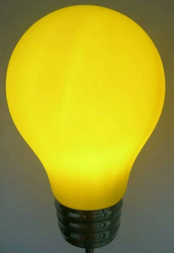 Vintage Retro Pop Art Floor Standing Lamp Giant Oversized Light Bulb Shaped Lamp photo 150.0