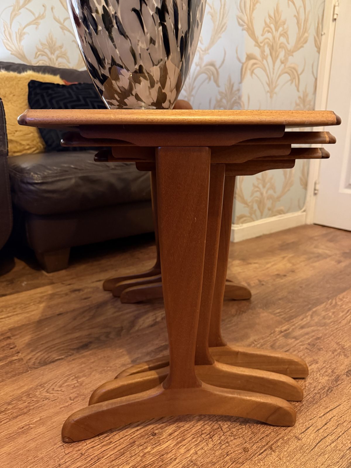 Vintage Mid Century Teak Nest Of Tables – 1960s / 70s photo 260.0