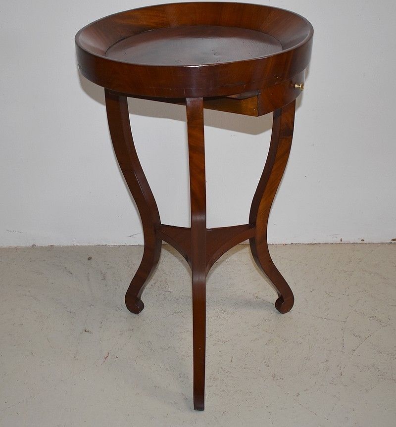 Restoration Pedestal Mahogany Middle 19th photo vinterior
