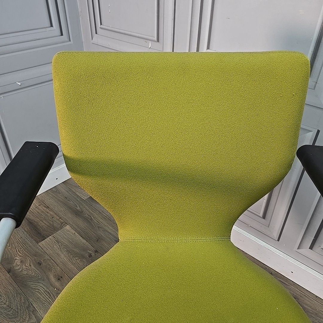 Furniture Pair 2 Cantilever Chairs Orangebox X10 Guest Visitor Office Desk Waiting Room photo