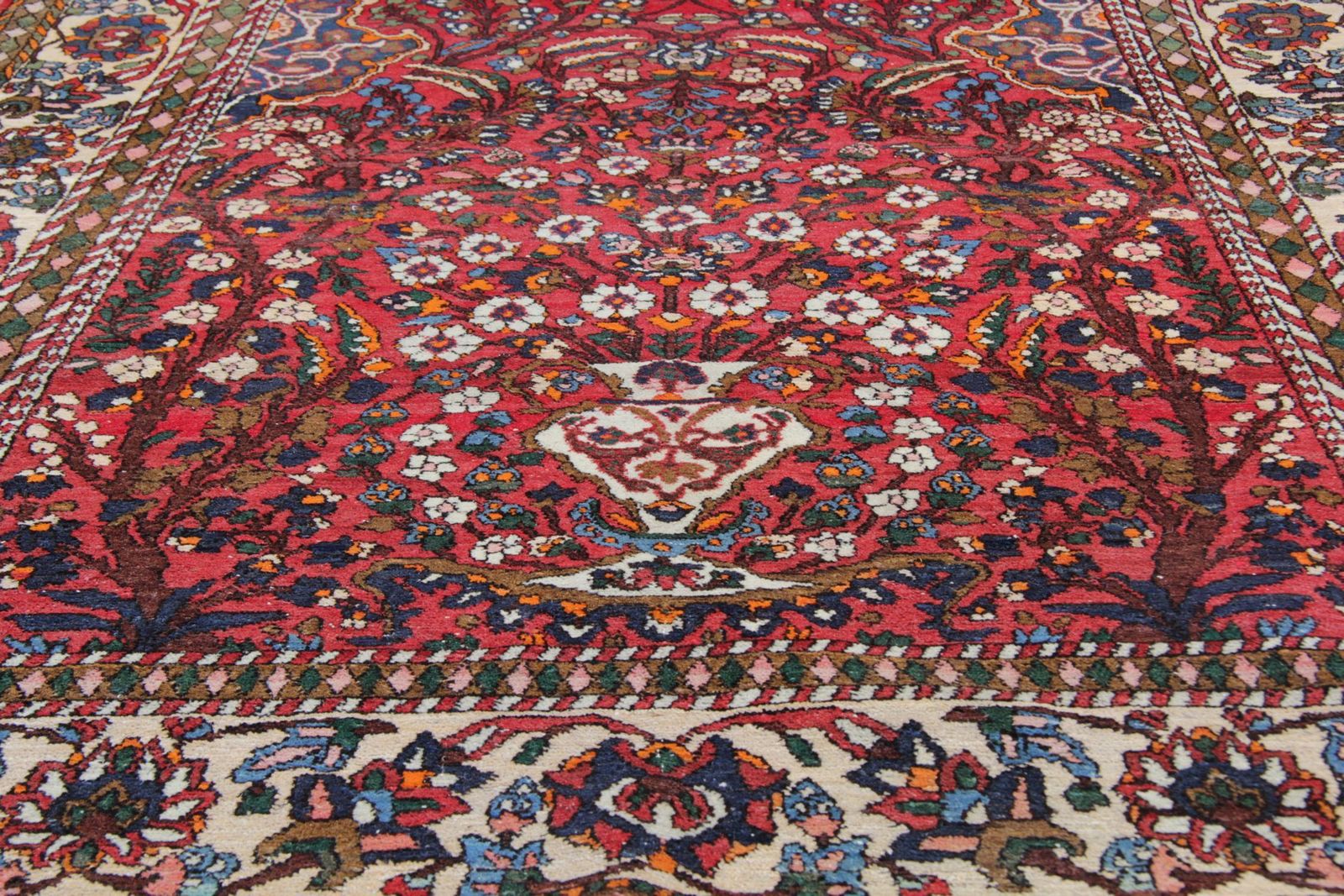 Traditional Red Wool Carpet Handknotted Orienal Antique Area Rug photo 4529.0