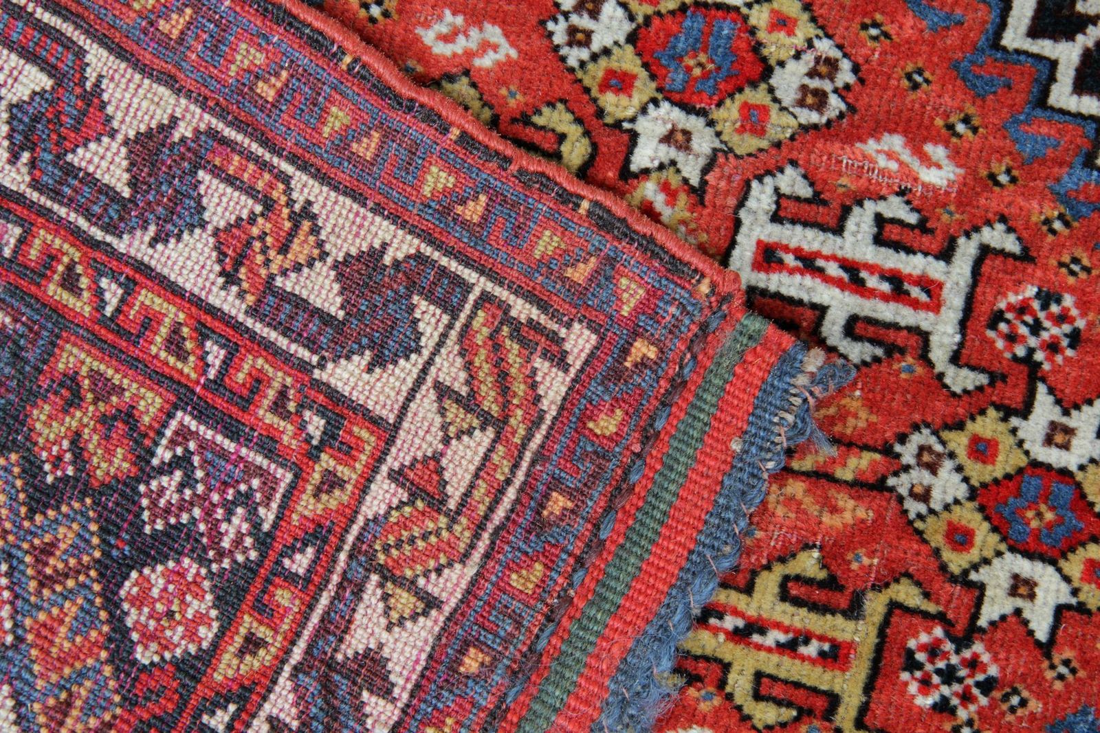 Small Tribal Wool Area Rug Handmade Traditional Living Room Rug photo Textiles