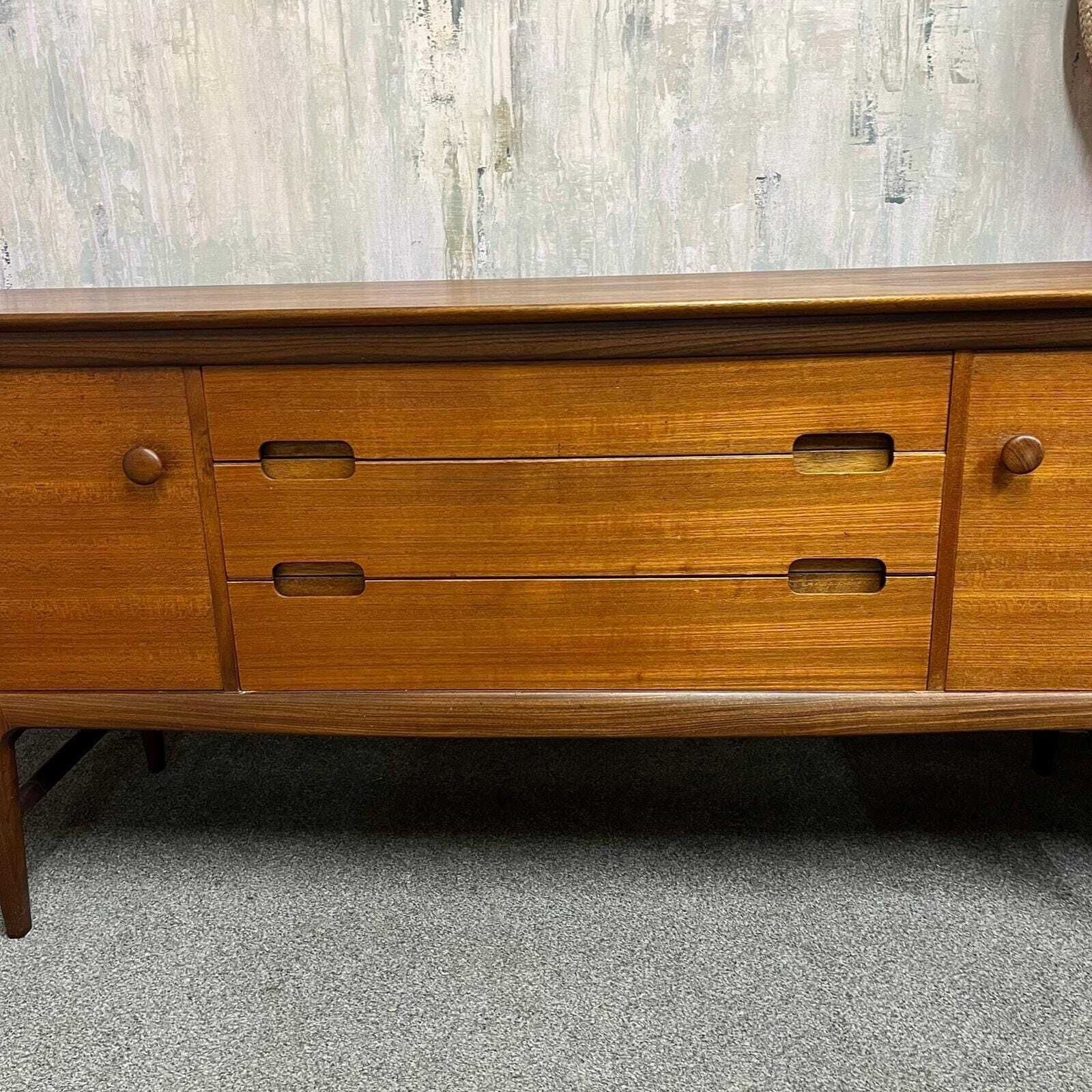 Vintage A Younger Afromosia Teak Fonseca Sideboard 1960s Mid Century John Herber photo Furniture