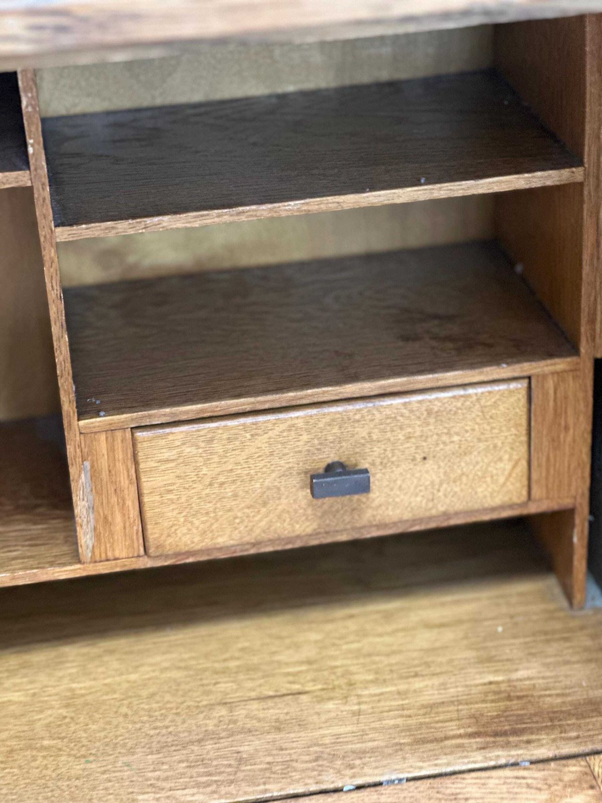 photo furniture 1950s Minty Of Oxford Bureau & Bookcase Rare Combination
