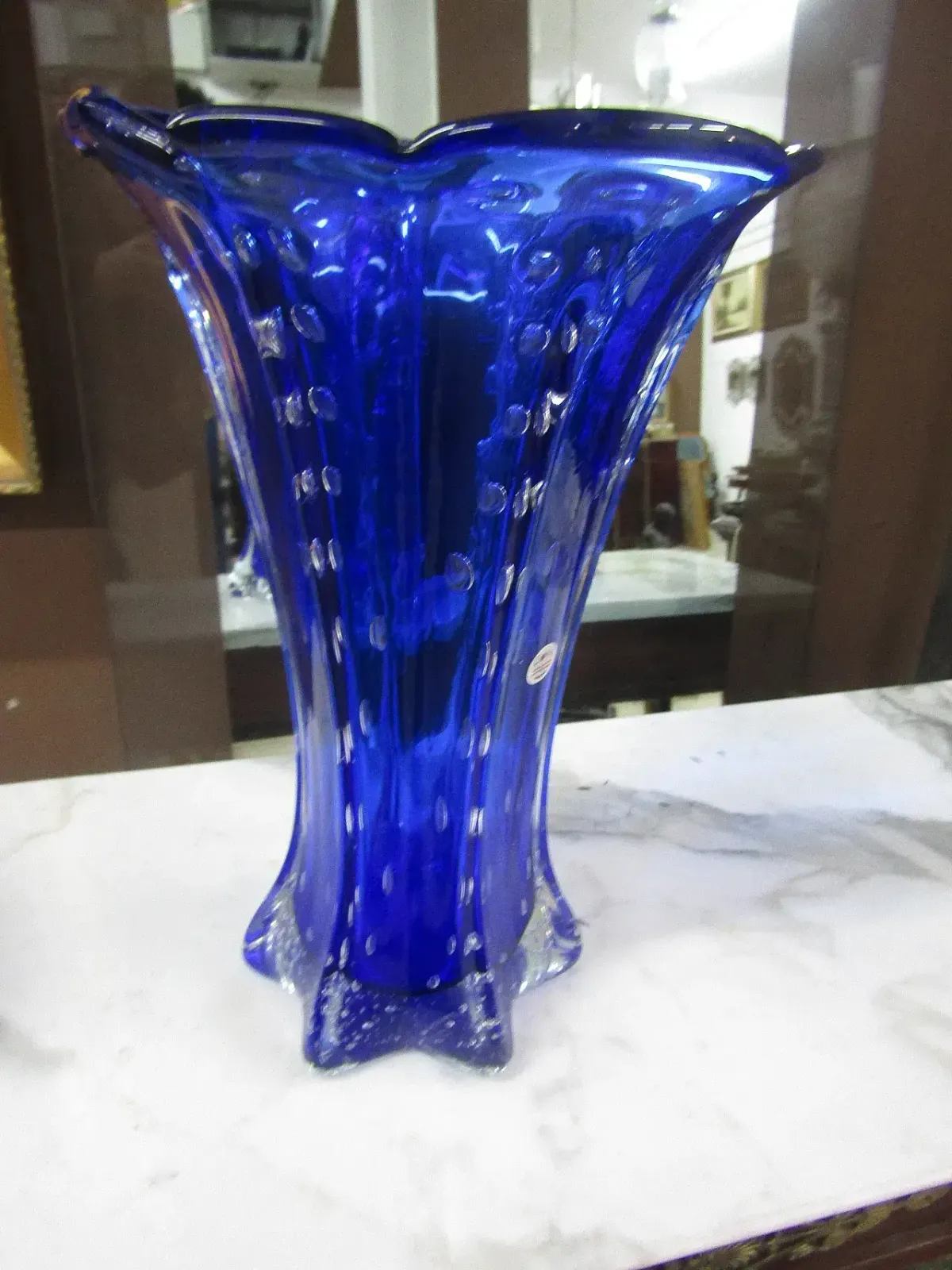 Murano Glass Vase, 1970s, 1960s photo furniture