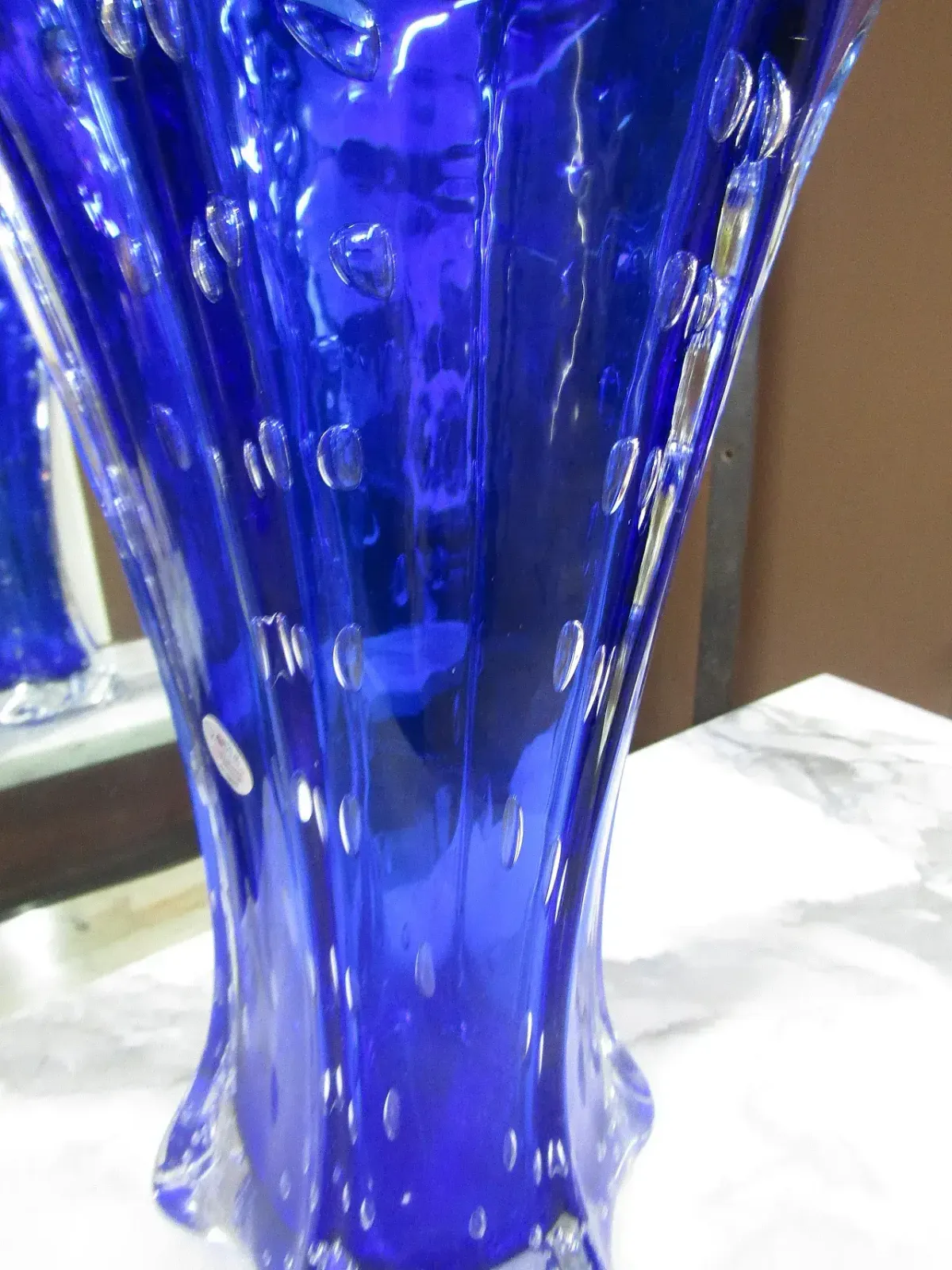 Murano Glass Vase, 1970s, 1960s photo 1041.0