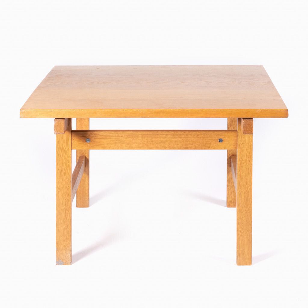 Hans J. Wegner Table, 1960s, Vintage photo Furniture